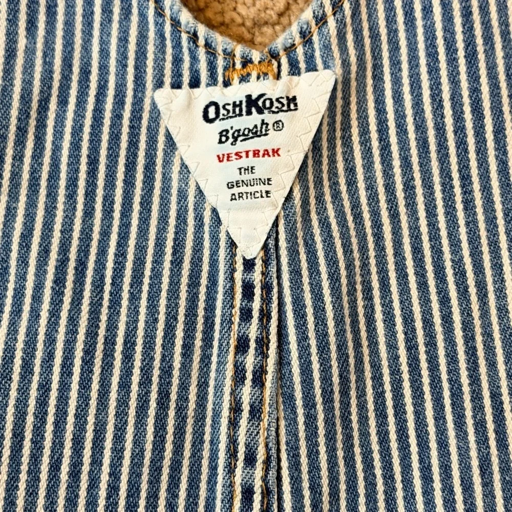 Vintage OshKosh B’gosh Railroad Hickory Stripe Overalls | 12–18M